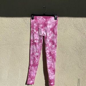 Tie dye scrunch leggings